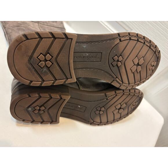 Natural Soul by Naturalizer Women’s Tall Brown Riding Boots Size 7.5M - Picture 3 of 12